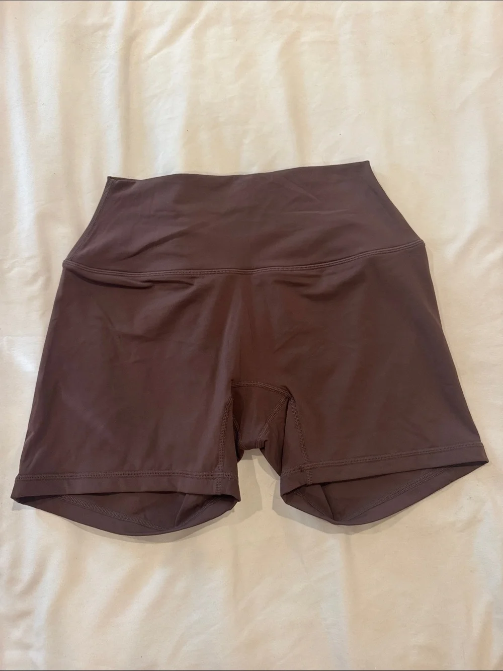 SET Active Airluxe High-Waist Women's Bike Shorts - Brown